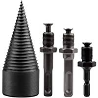 Los mejores  - Doolland Un conjunto de troncos de madera con mango cuadrado- redondo- hexagonal- broca divisora para máquina de leña…